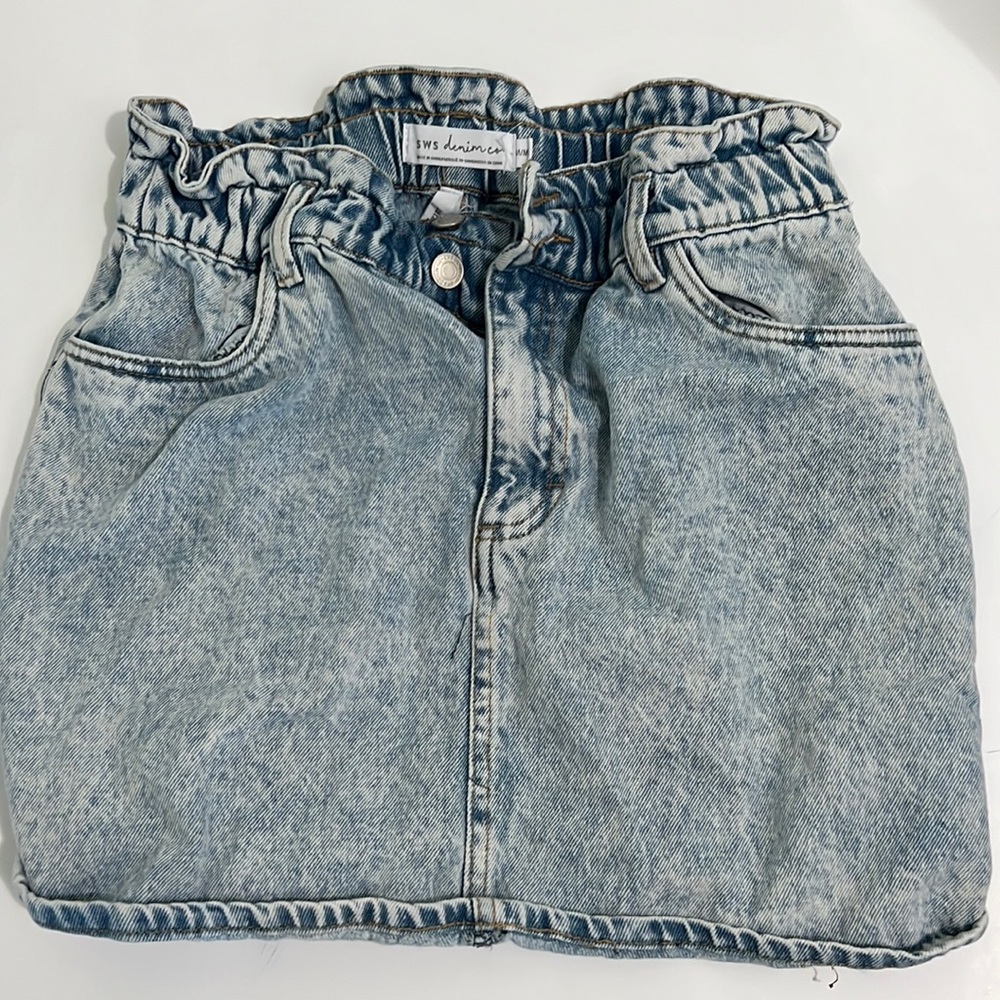 Sws denim co light jean skirt size M/M